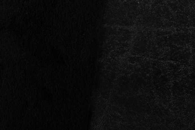 Montone merino double face shearling pelo stirato nero argento
